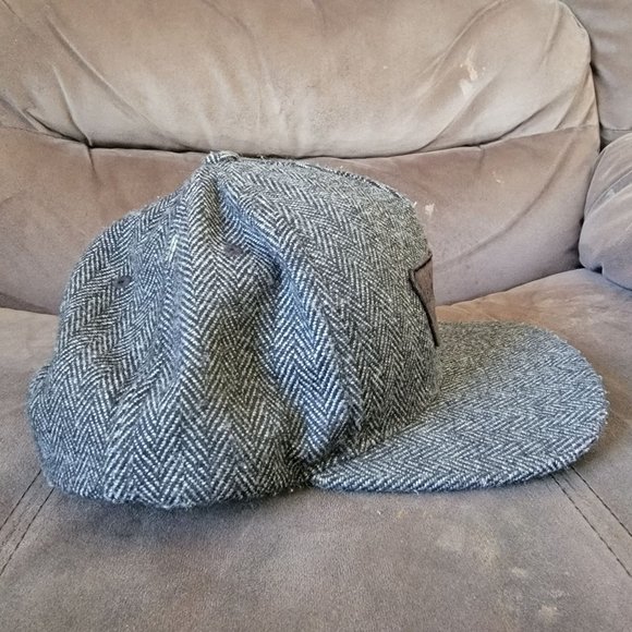 Vans Full Patch Snapback Hat Cap Gray Skateboard Lightweight Adujustable - Picture 5 of 9